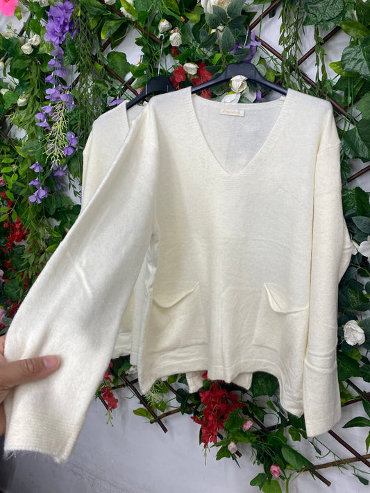 Sueter OverSize Bolsillos