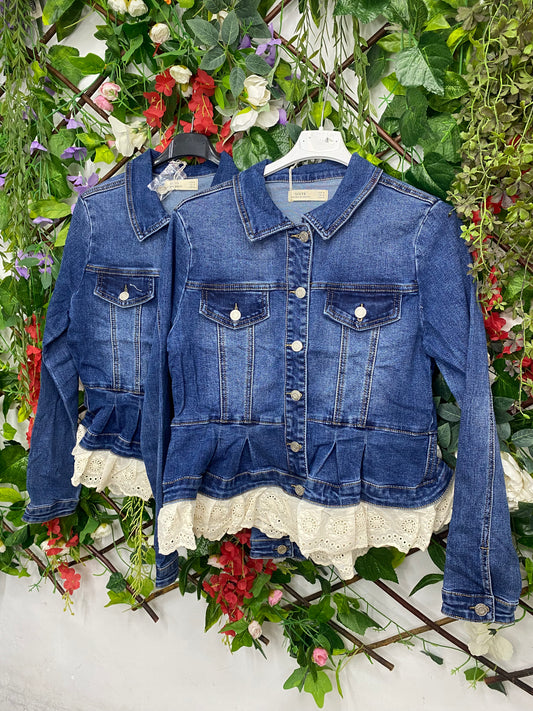 Chaqueta Vaquera Puntilla