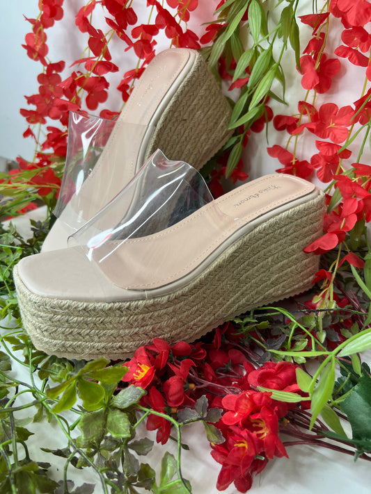 Cuña Alta Transparente