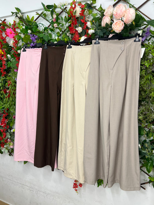 Pantalon Palazzo Asimetrico
