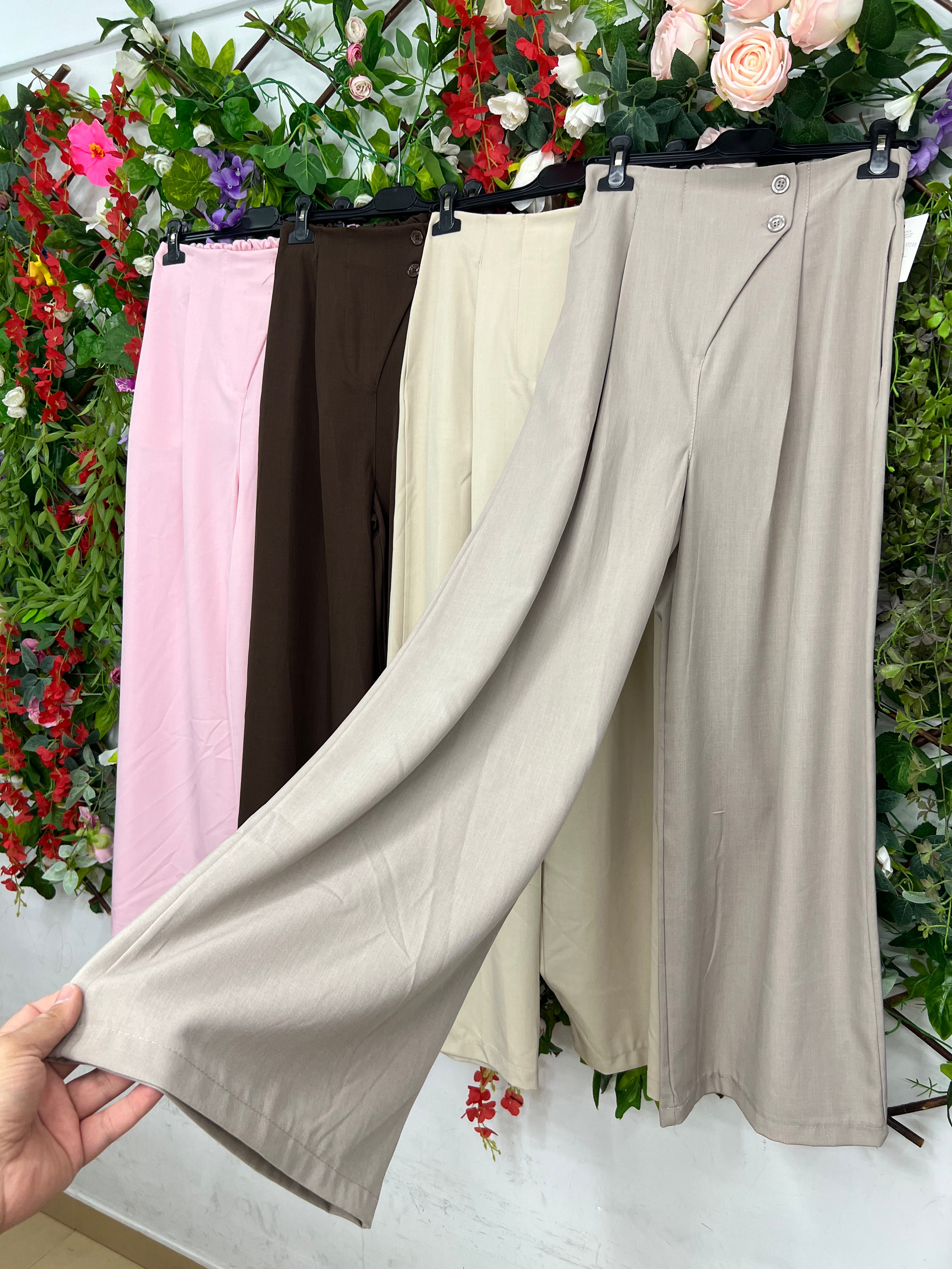 Pantalon Palazzo Asimetrico