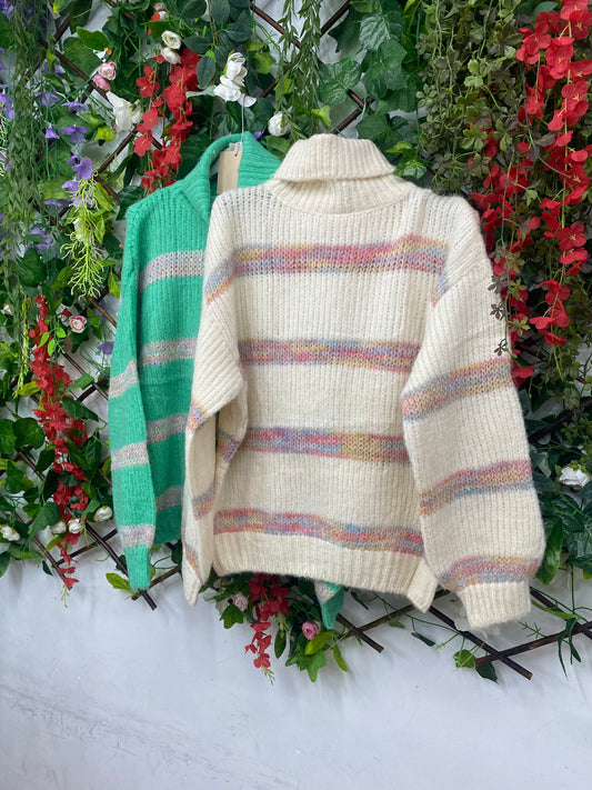 Sueter Cashmere Rayas