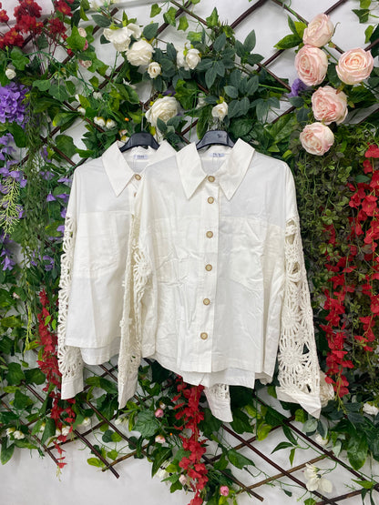 SobreCamisa Manga Bordada