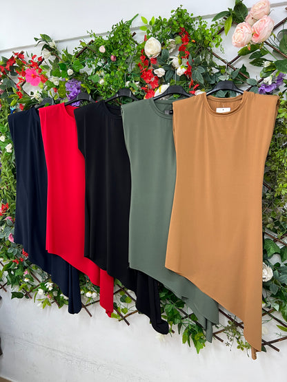 Blusa Hombrera Asimetrica