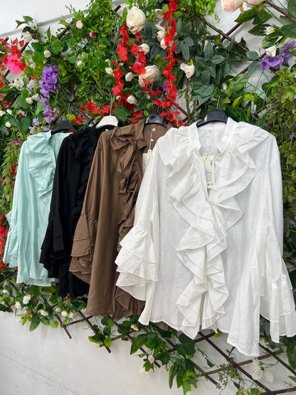 Blusas Volantes Acampanada