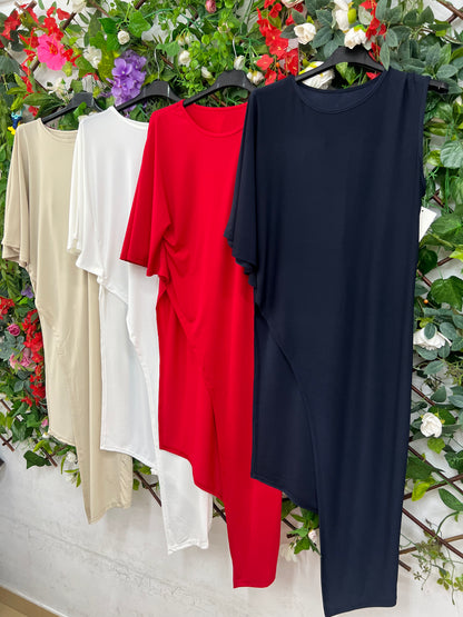 Camiseta Midi Asimetrica