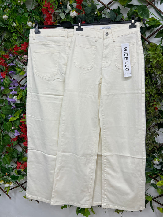 Vaquero Bolsilos Beige