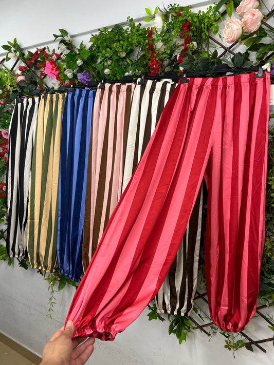 Pantalon Rayas Bombacho