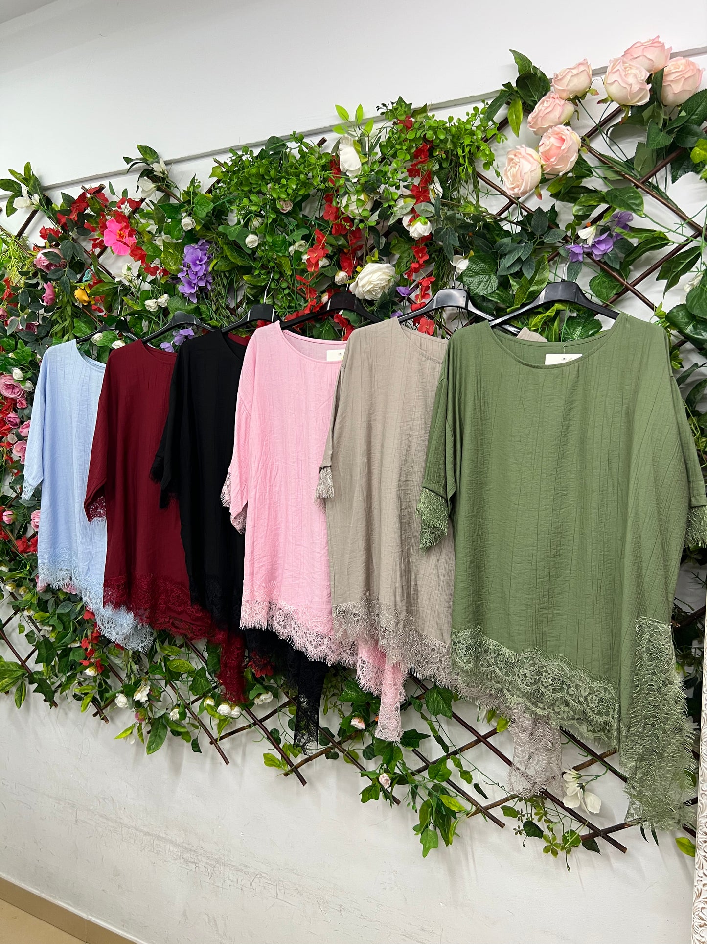 Blusa Puntilla Asimetrica