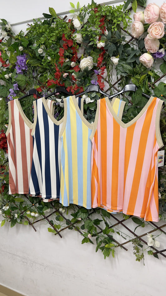 Blusa Tirantes Rayas