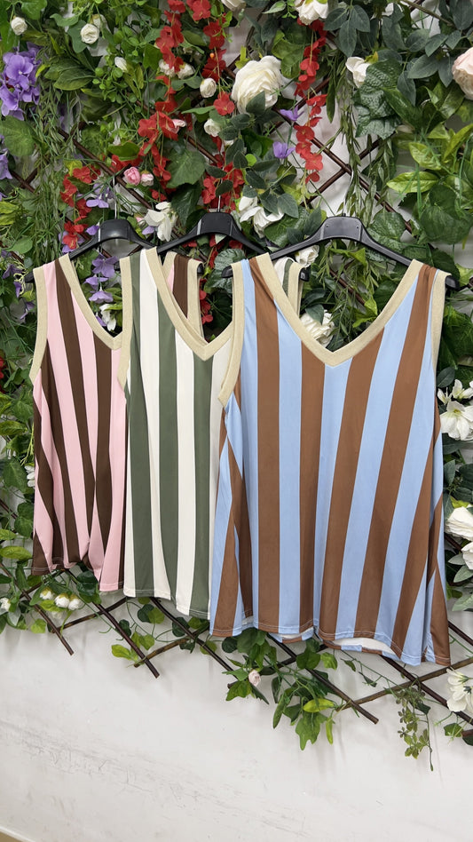 Blusa Tirantes Rayas