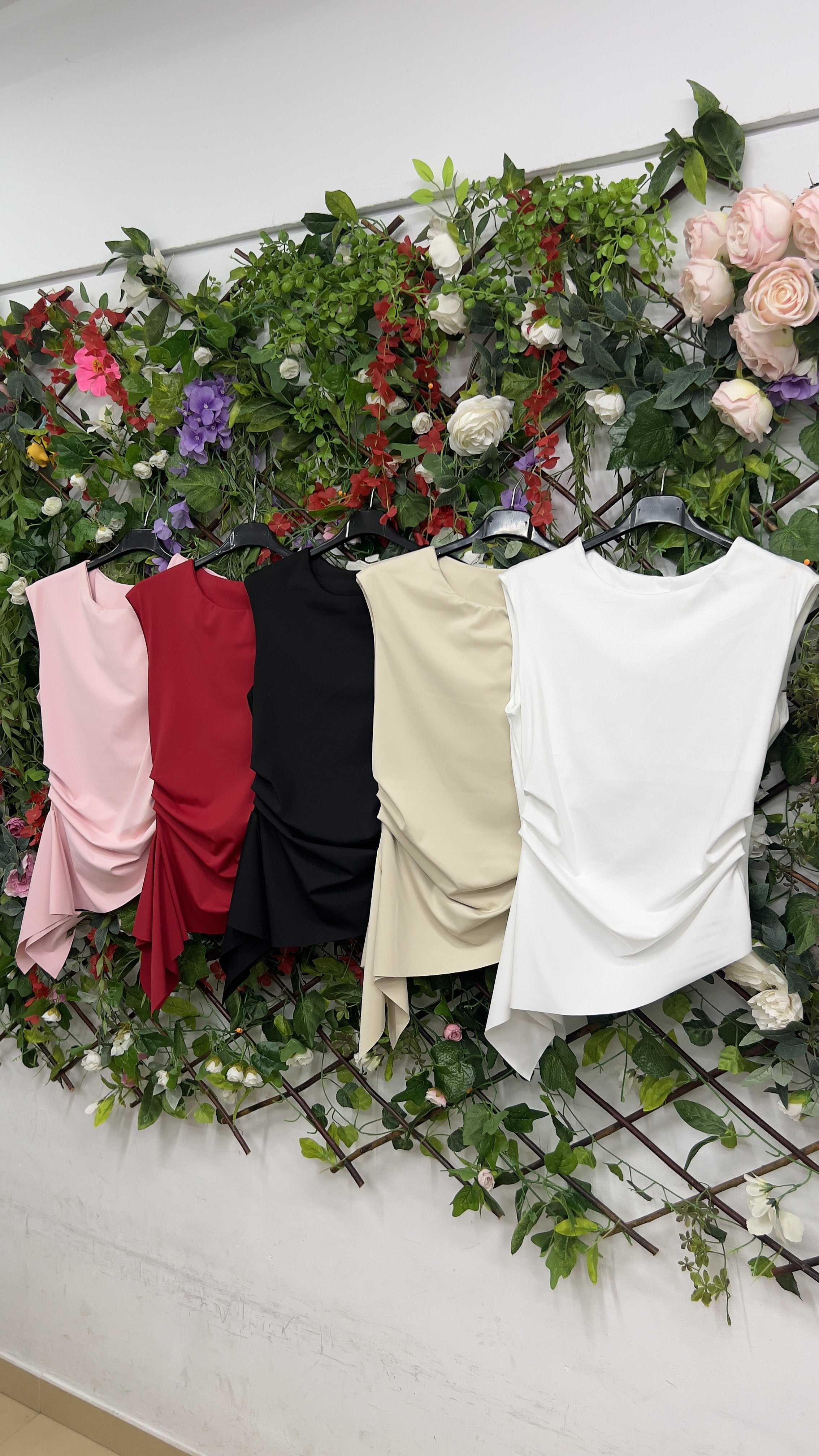 Blusa Licra Asimetrica