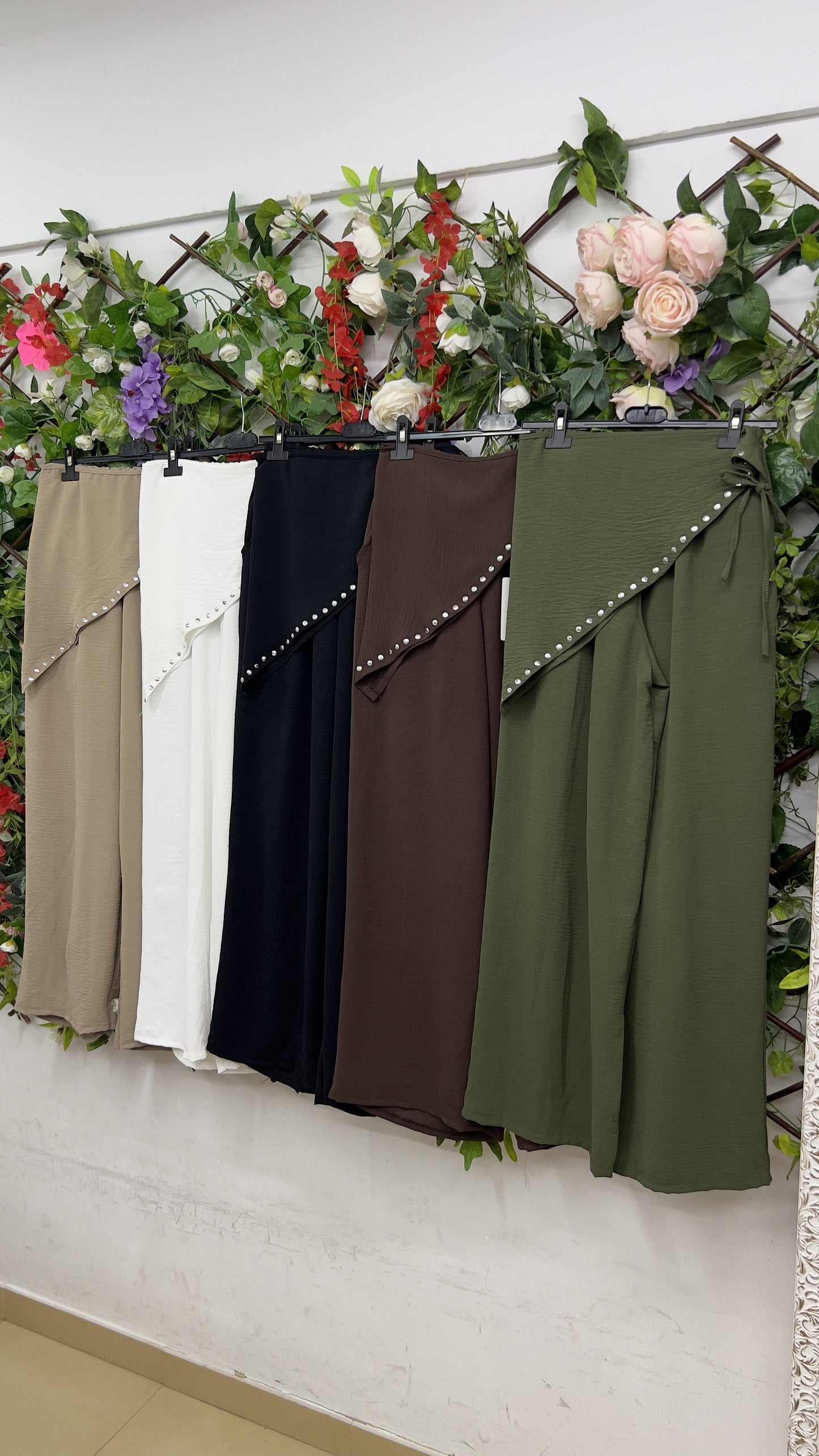 Pantalon Palazzo Bandana