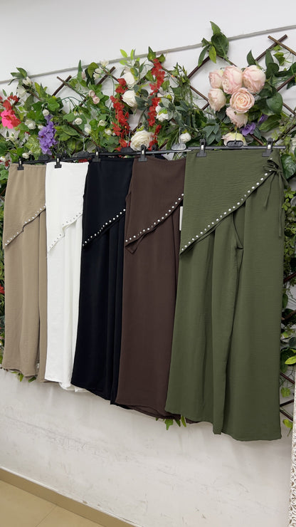 Pantalon Palazzo Bandana