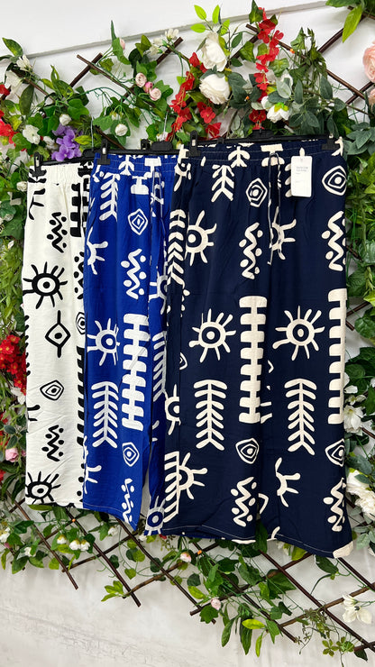Pantalon Palazzo Tribal