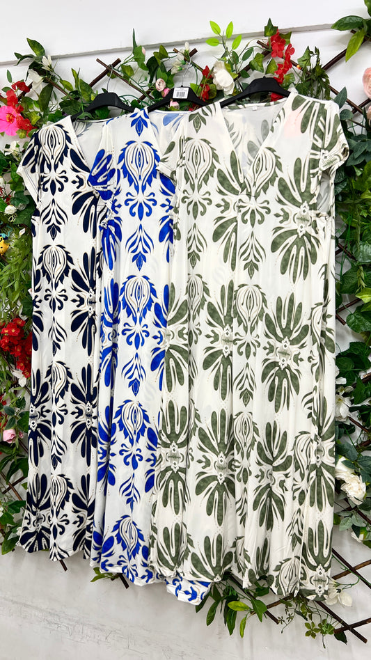 Vestido Licra Fria Damasco