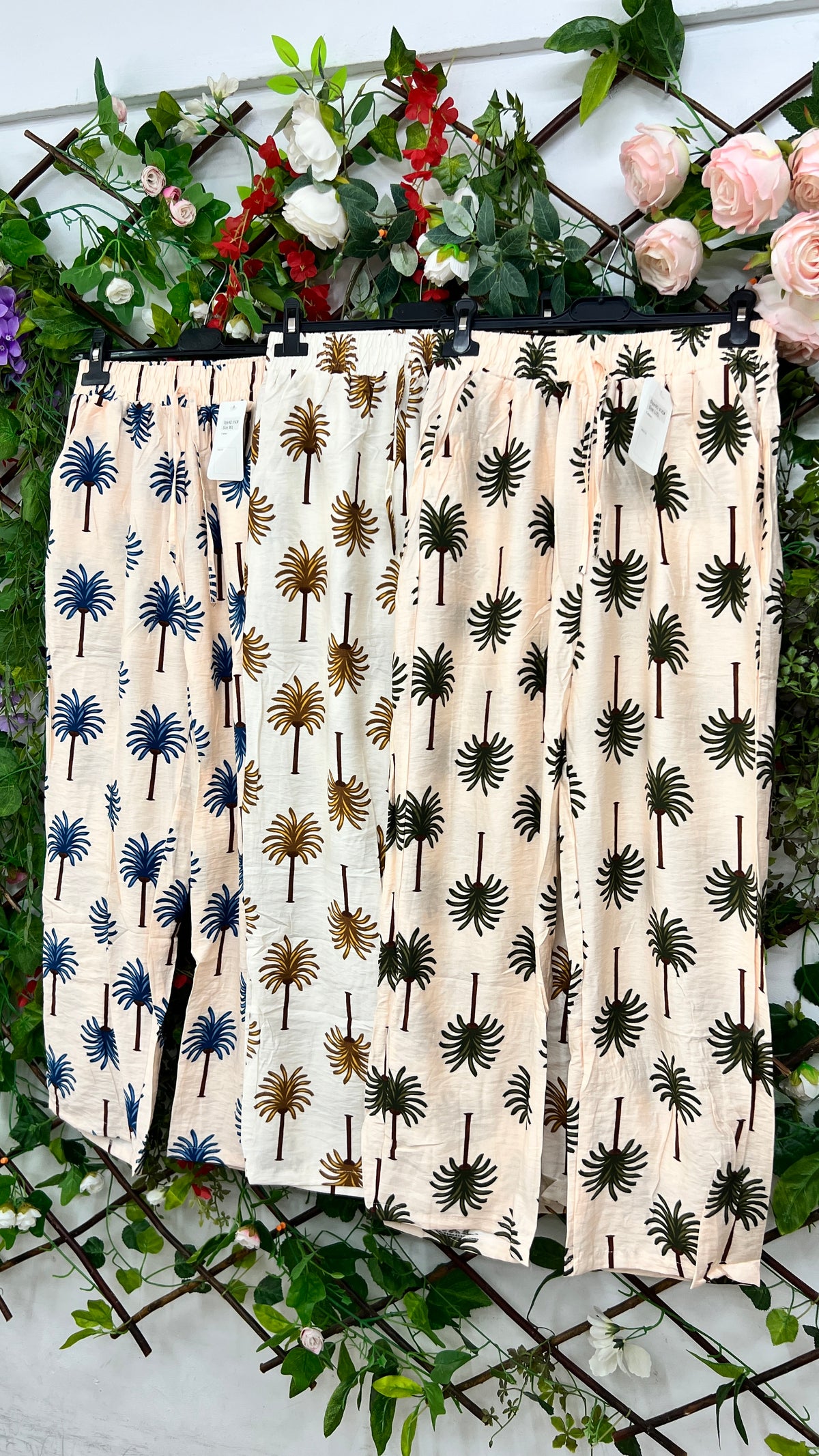 Pantalon Palazzo Palmeras