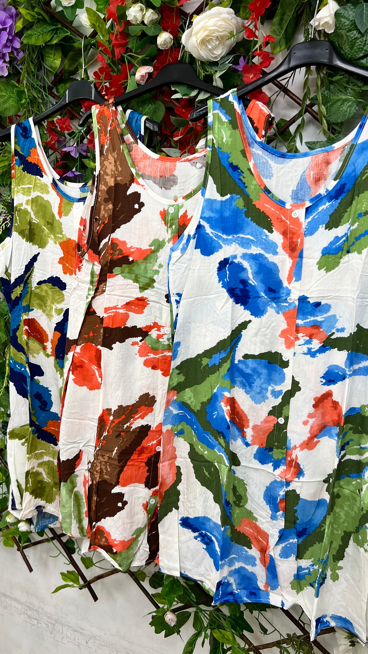 Vestido Hojas Primaveral