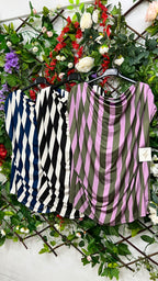 Blusa Rayas Licra Fria