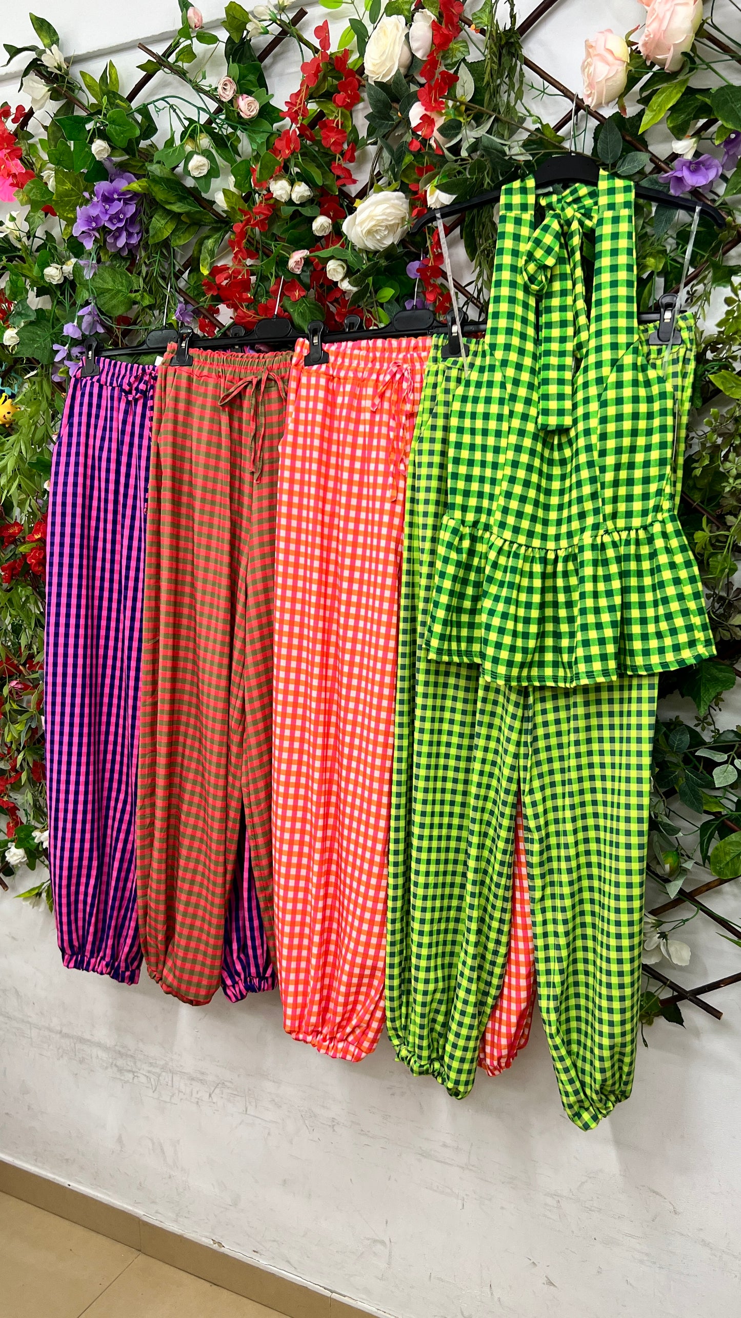 Pantalon Bombacho Vichy