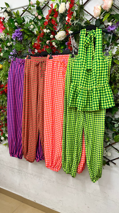 Pantalon Bombacho Vichy