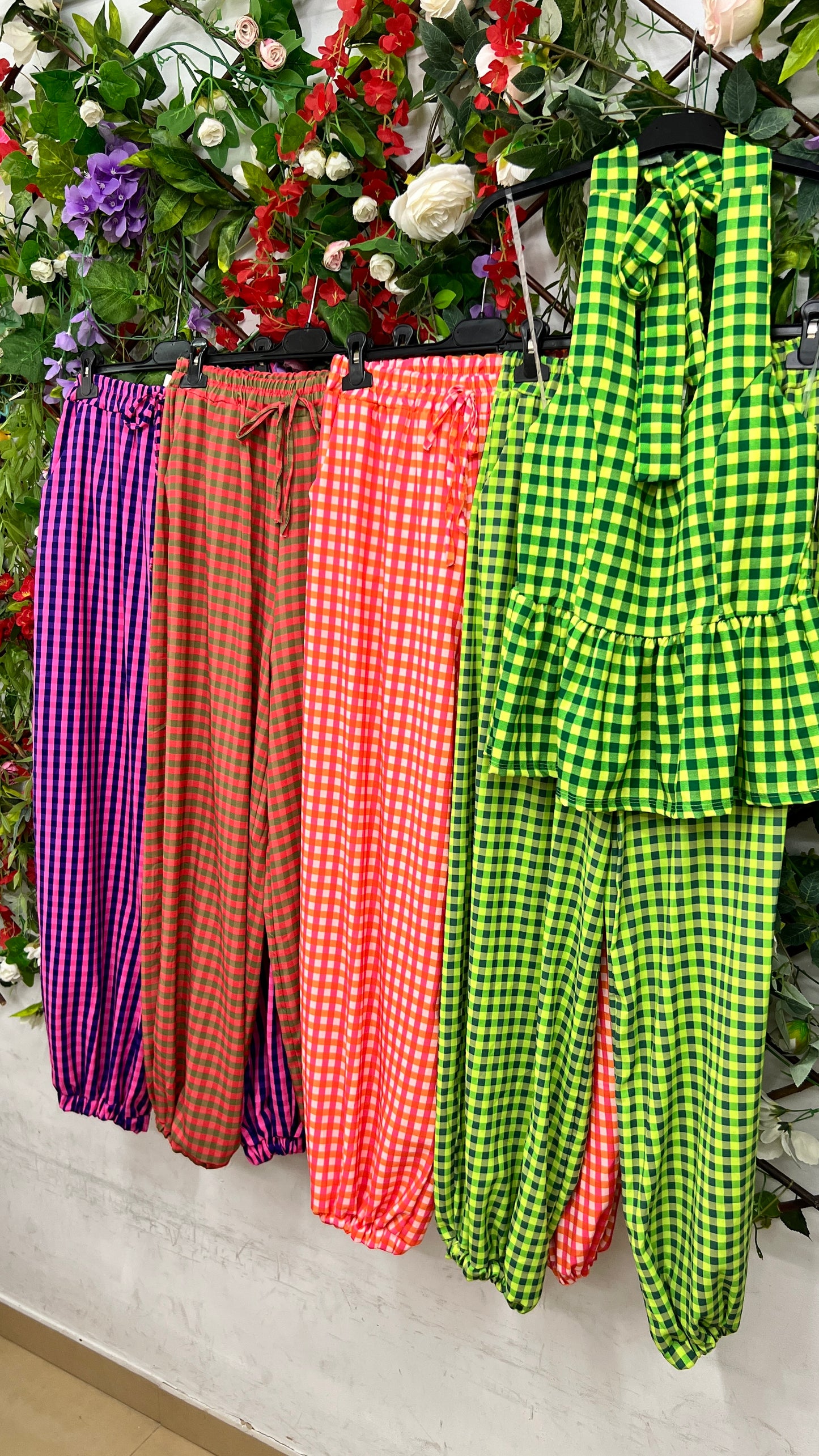 Pantalon Bombacho Vichy