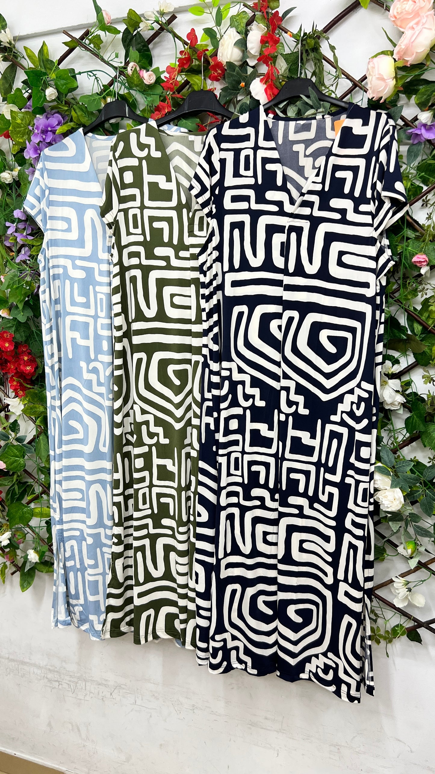 Vestido Licra Fria Printed