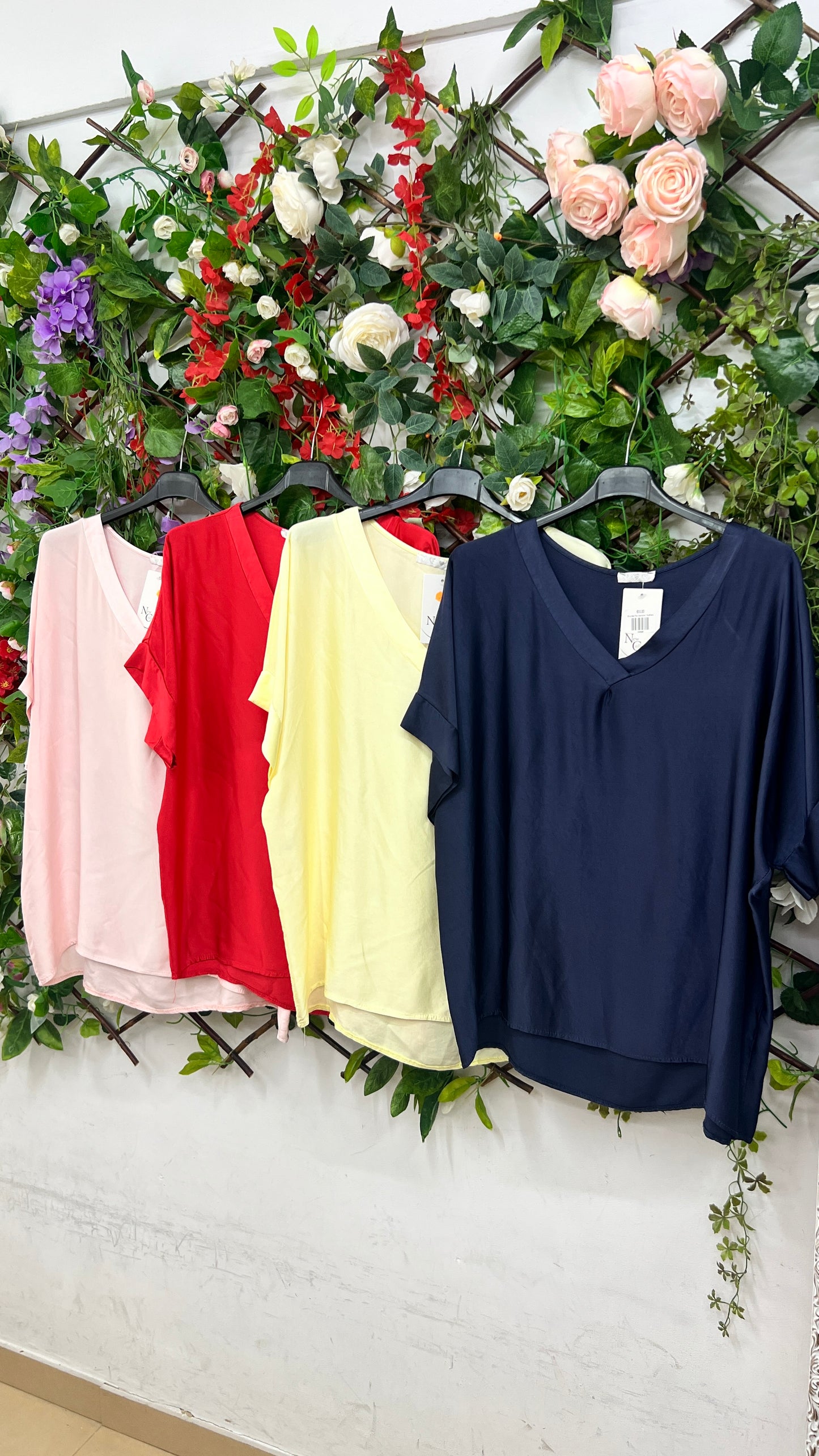 Blusa Saten Pico