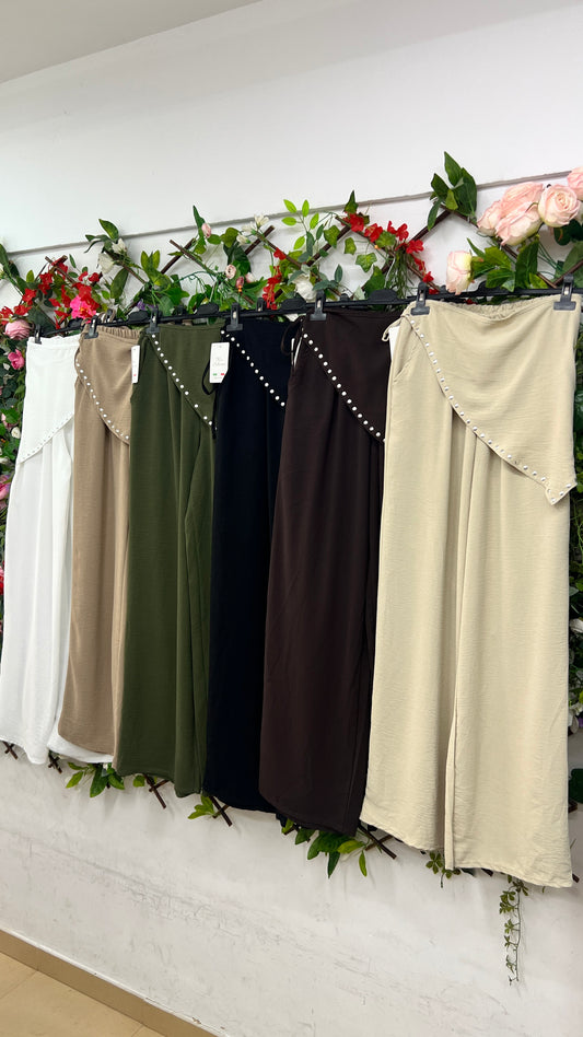 Pantalon Palazzo Bandana