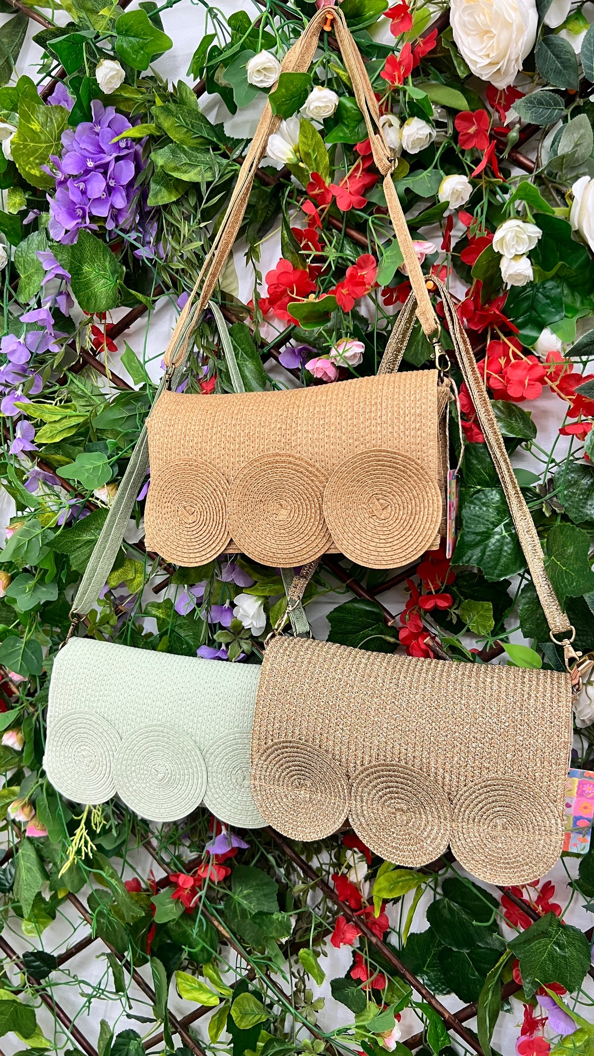 Bolso Bandolera Rafia