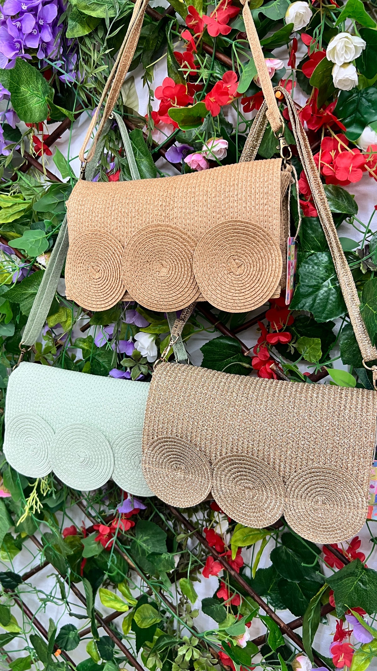Bolso Bandolera Rafia