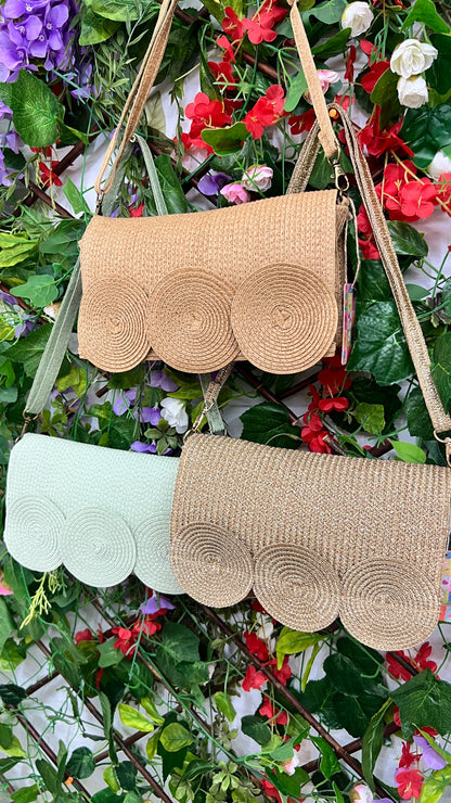 Bolso Bandolera Rafia