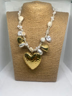 Collar Piedras Metalizadas