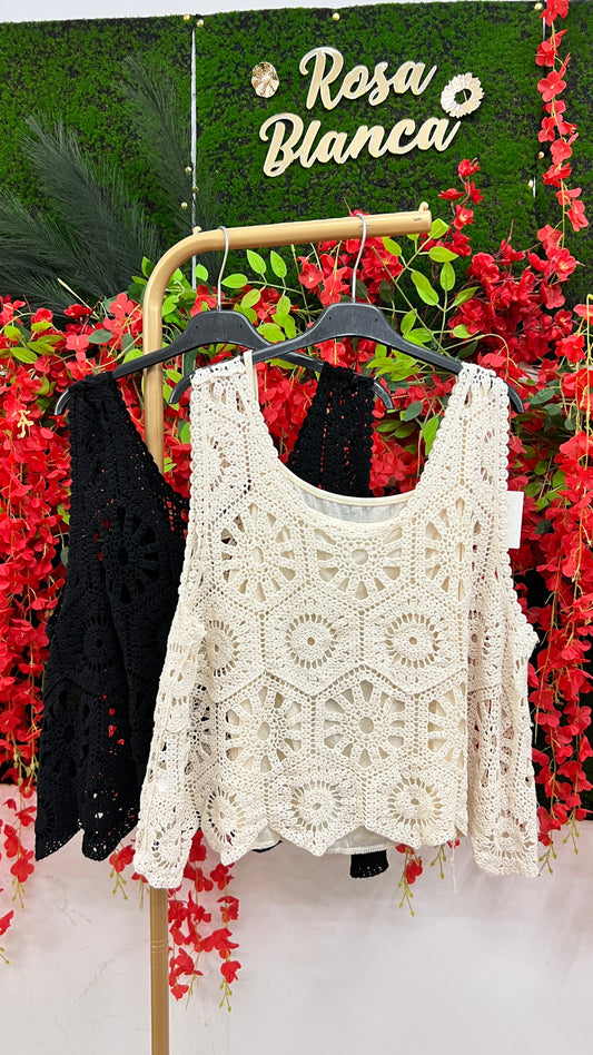 Top Ganchillo Boho