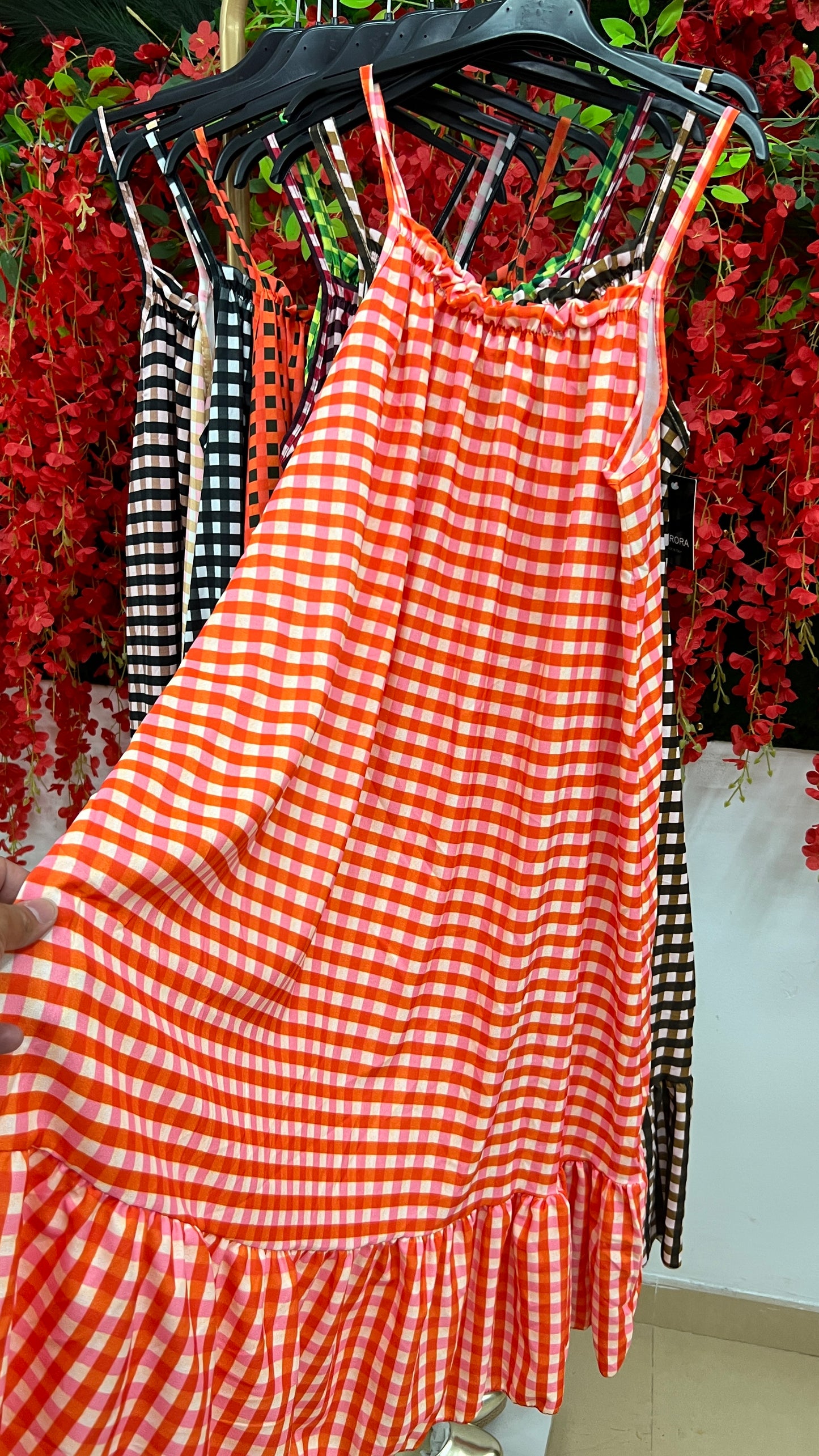 Vestido Vichy Tirantes