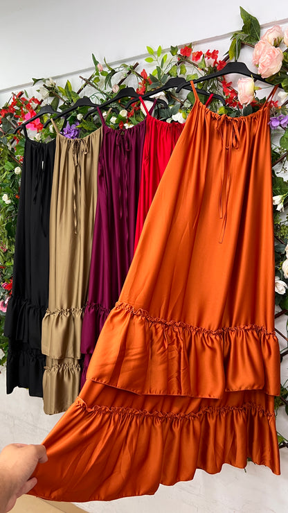 Vestido Midi Escalonado