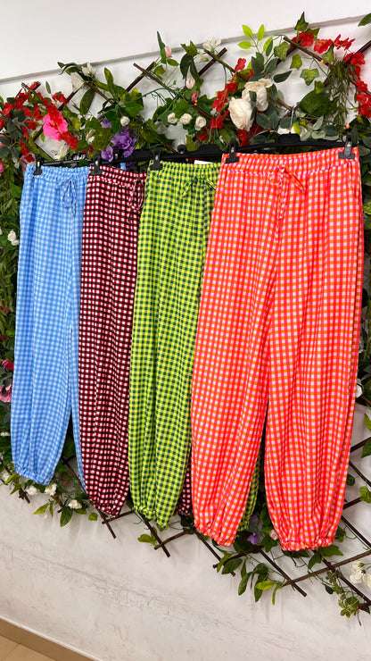 Pantalon Bombacho Vichy
