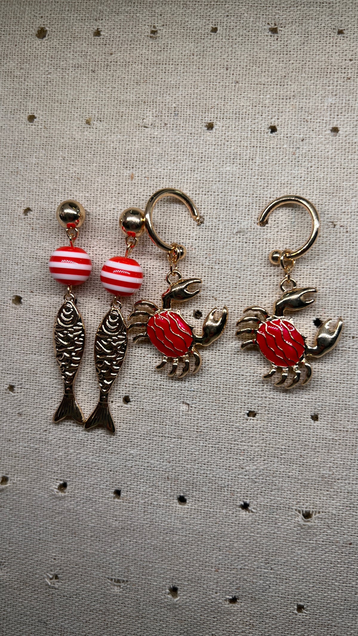 Pendientes Mar Rojo