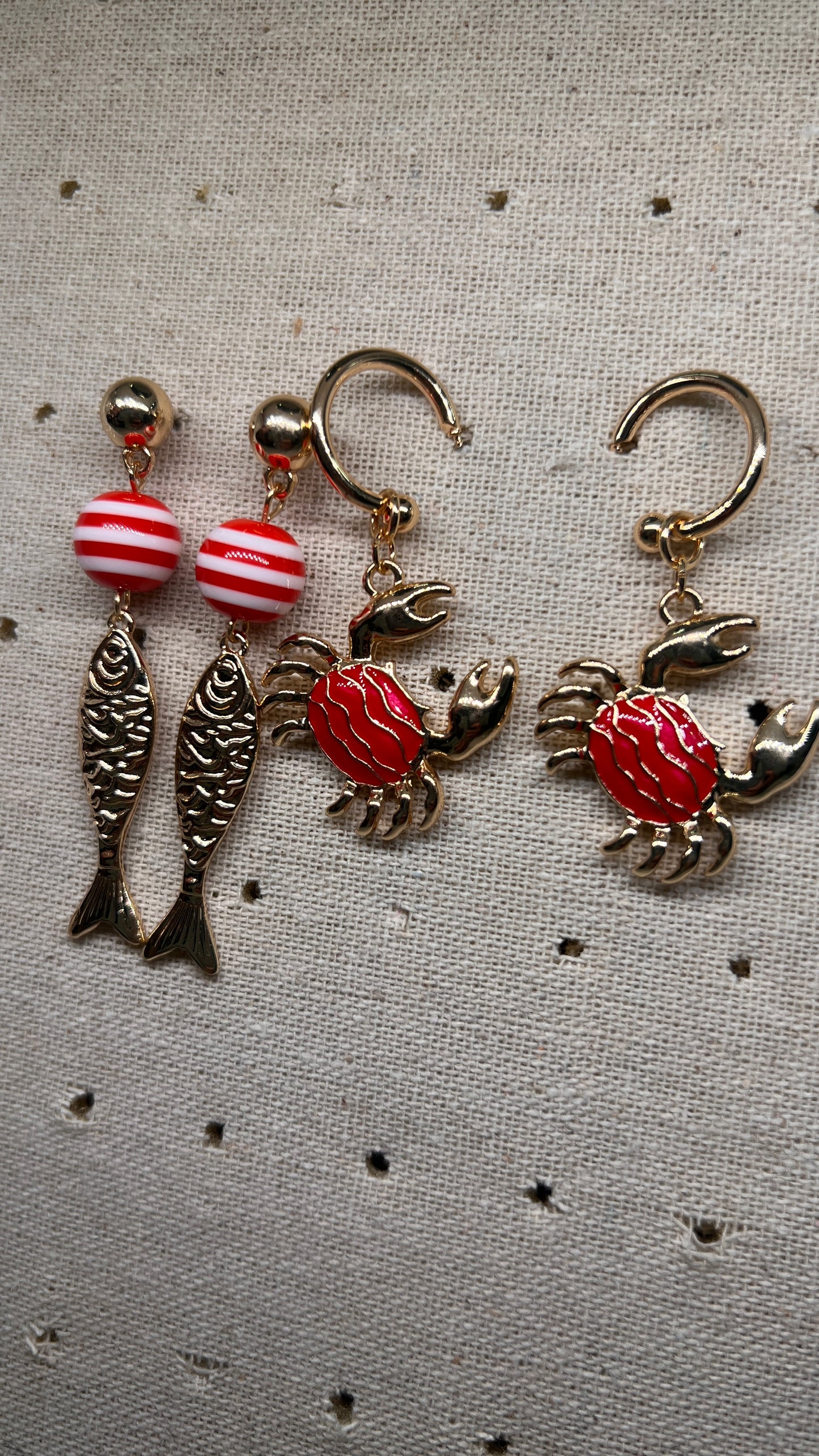Pendientes Mar Rojo