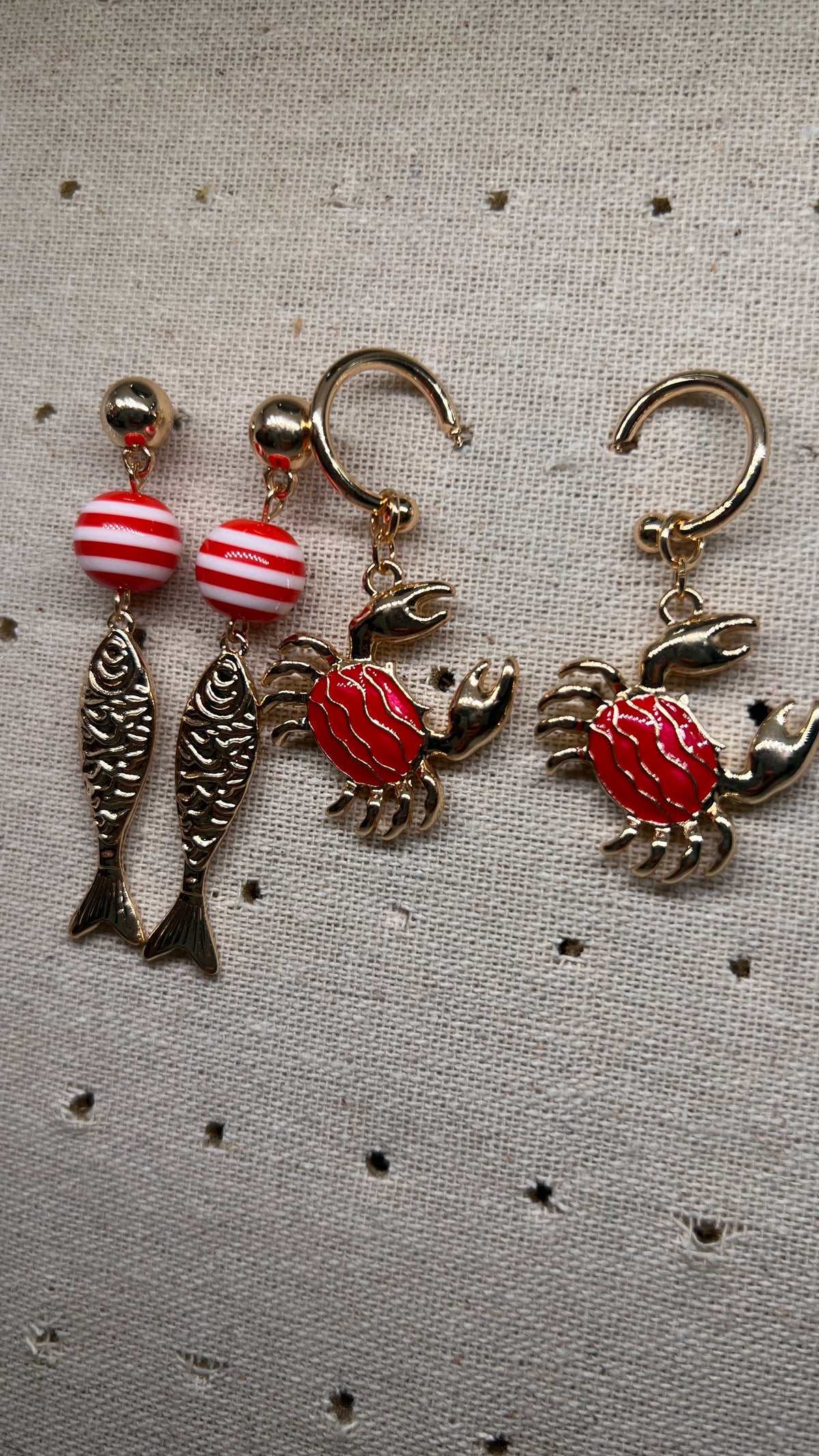 Pendientes Mar Rojo
