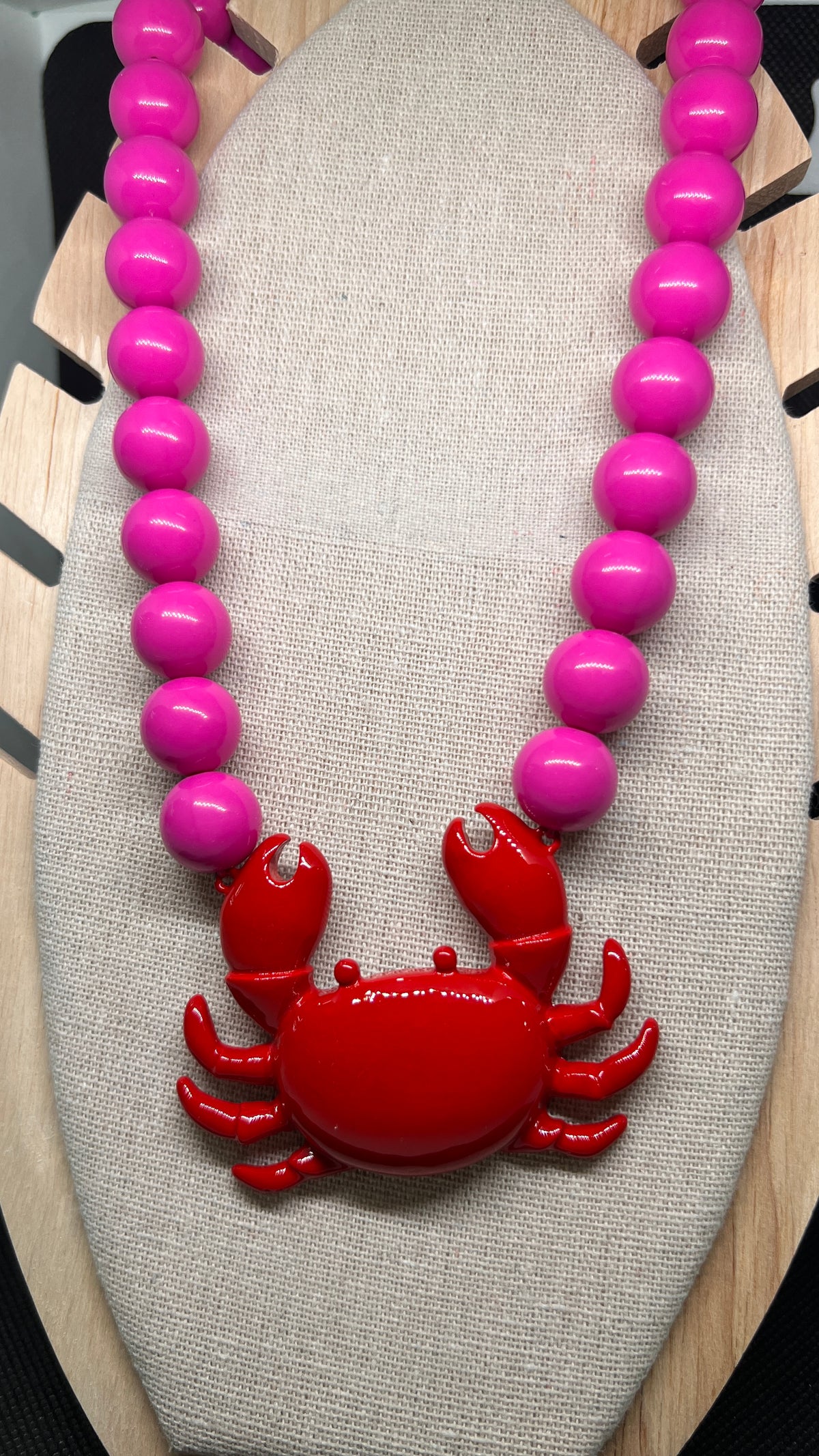 Collar Perlas Cangrejo