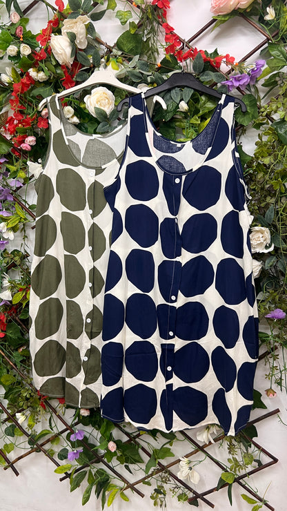 Vestido Tirantes Lunares