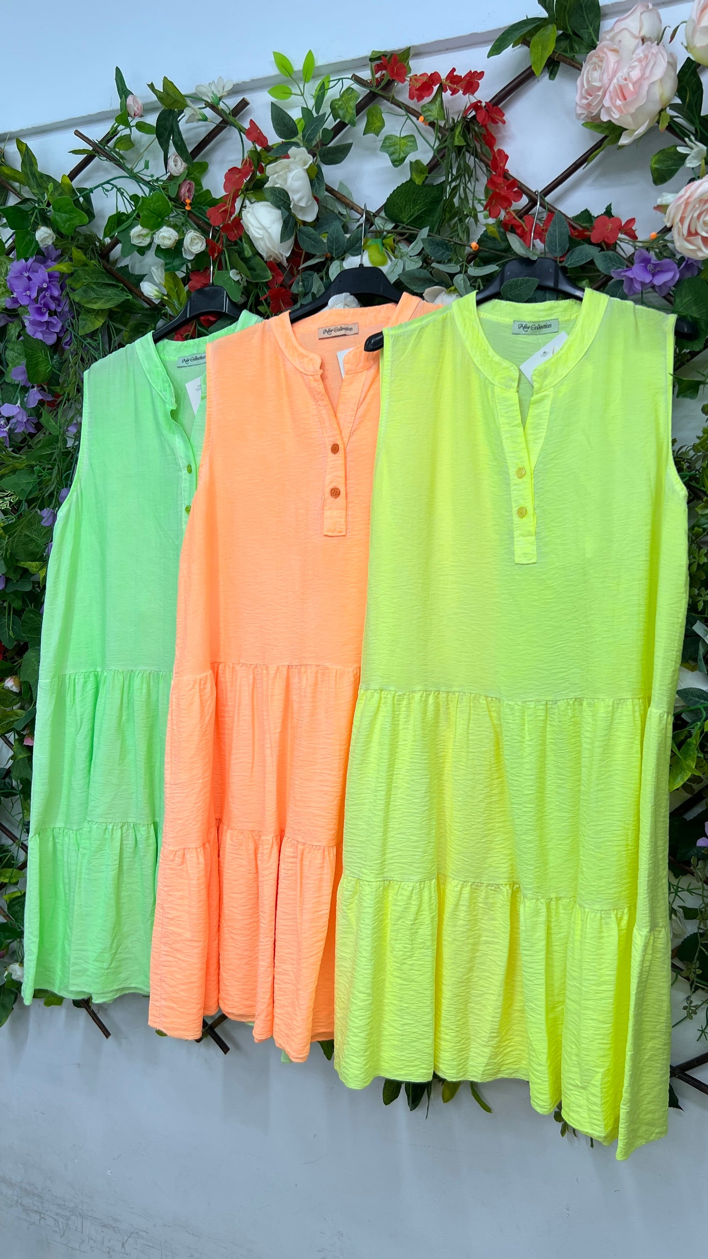 Vestidos Fluor Sueltos