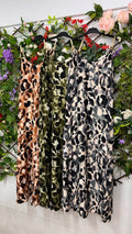 Vestido Leopardo Tirantes