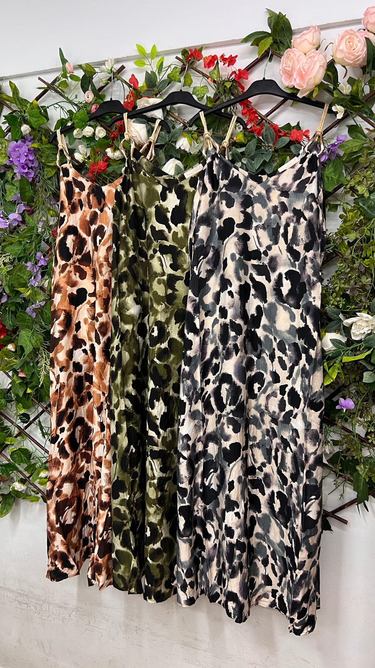 Vestido Leopardo Tirantes