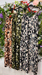 Vestido Leopardo Tirantes