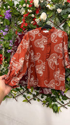 Blusa Boho Terracota