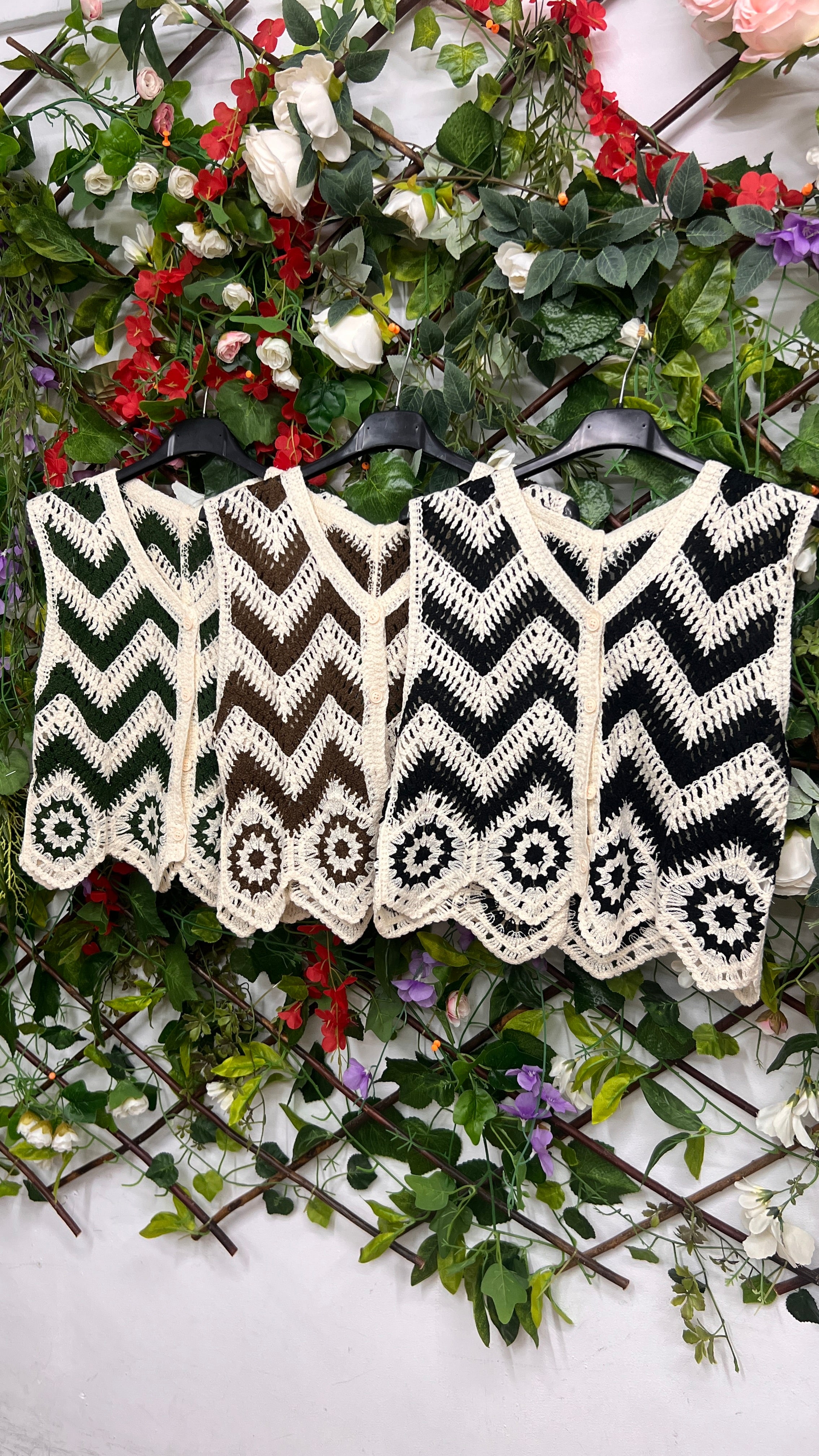 Chaleco Crochet ZigZag