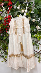 Vestido Boho Lentejuelas Corto