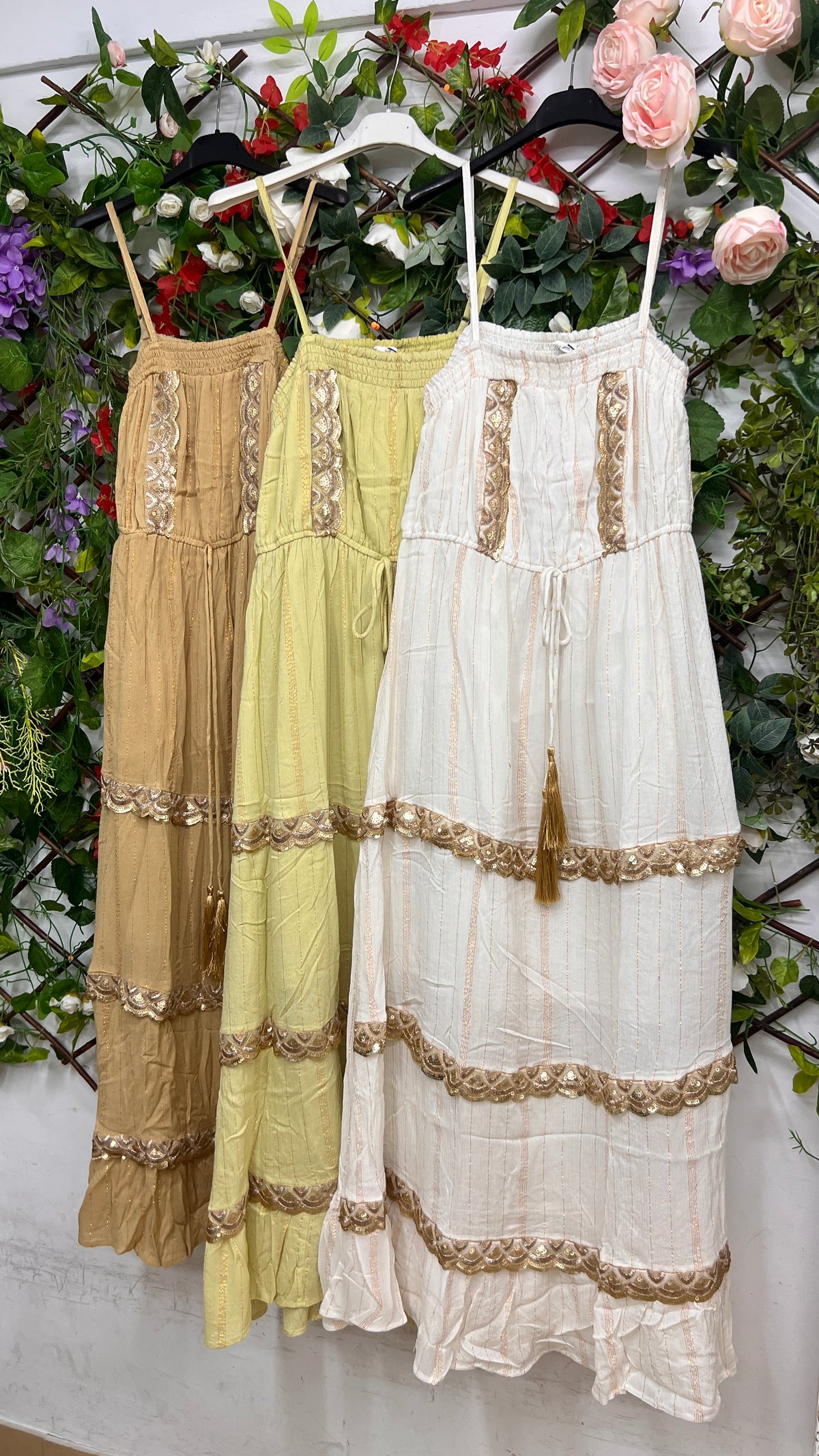 Vestido Boho Lentejuelas